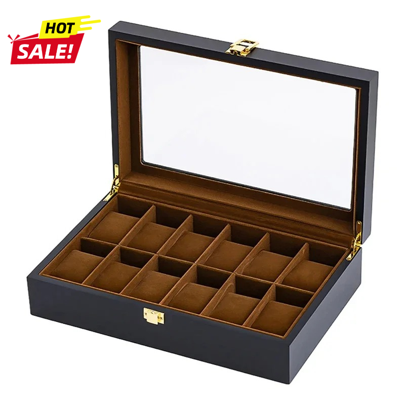 Jewelry Box That Holds Watches - 수제 고급 나무 시계 보관함 6/10/12칸