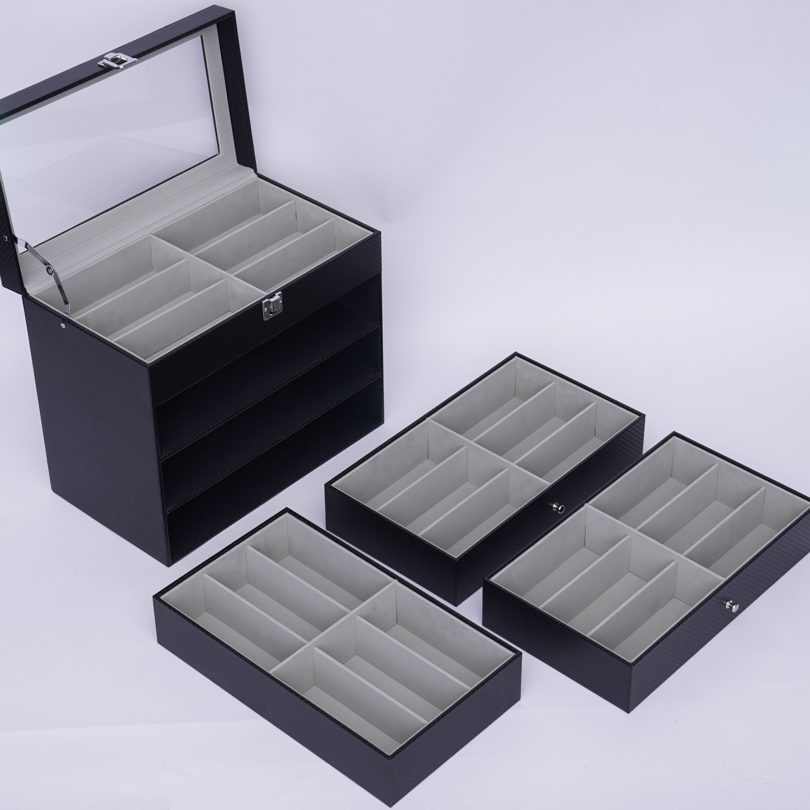안경 진열함 안경 보관함 4단 24칸 선글라스 정리함  - Watch Display Box 리뷰 및 가격