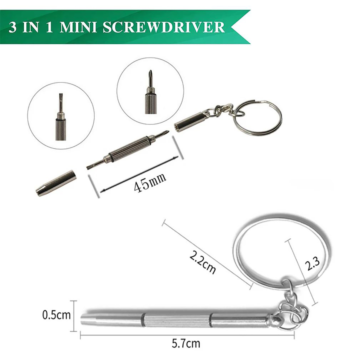 1/2/10pcs 미니 3 in1 스크루 드라이버 안경 - Watch Repair Tool Kit 리뷰 및 가격