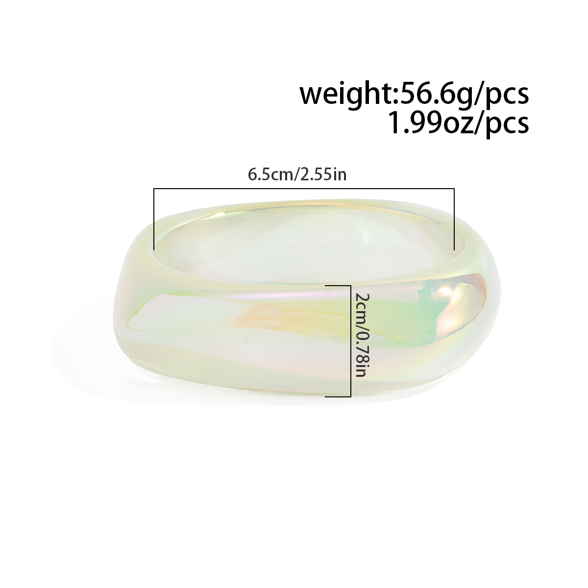 잉마크 7가지 색상 트렌디하고 화려한 부드러운 불규칙  - Yar Jewelry & Watches 리뷰 및 가격