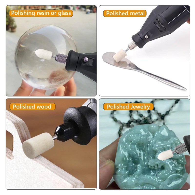 36개/세트 울 펠트 연마 비트(1/8인치 맨드릴 포함 - Jewelry Watches & Accessories 리뷰 및 가격